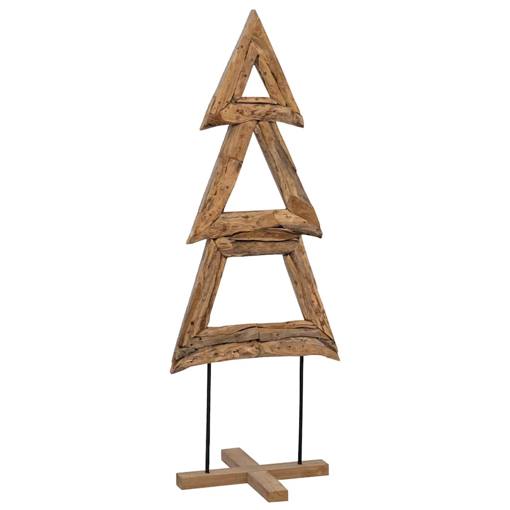 Juletre med stativ Brun 90 cm Heltre teak
