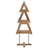 Juletre med stativ Brun 90 cm Heltre teak