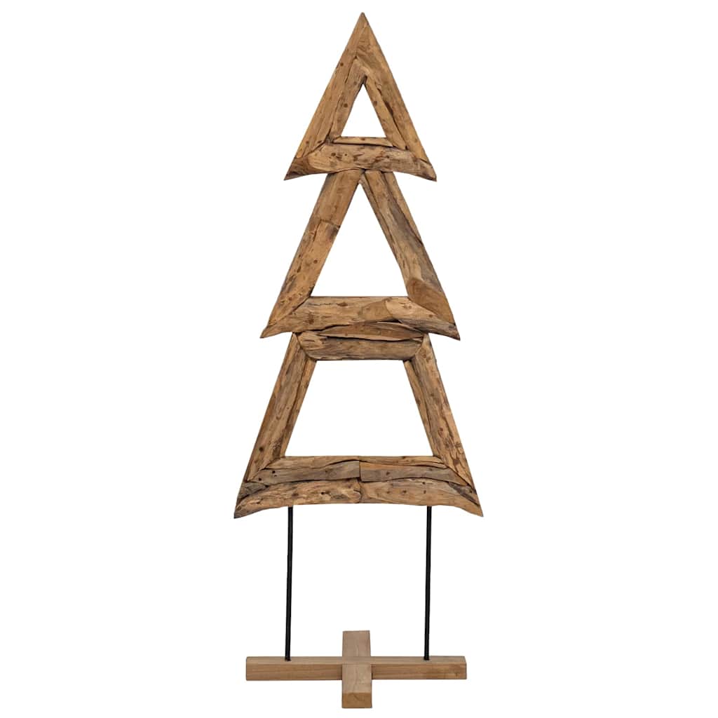 Juletre med stativ Brun 90 cm Heltre teak