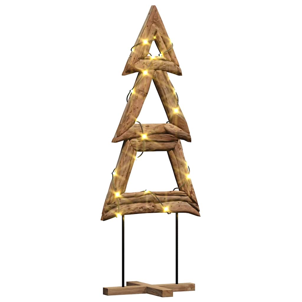 Juletre med stativ Brun 90 cm Heltre teak