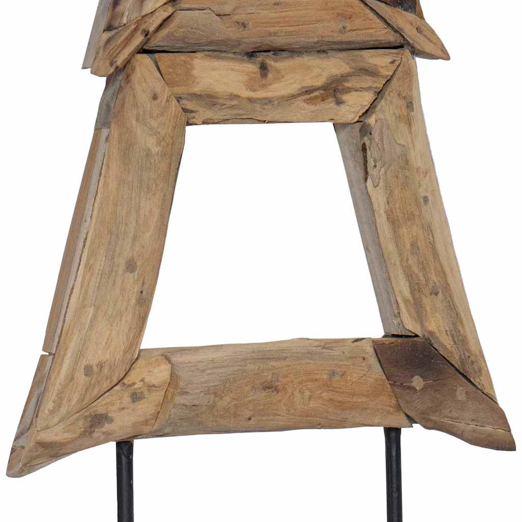 Juletre med stativ Brun 120 cm Heltre teak