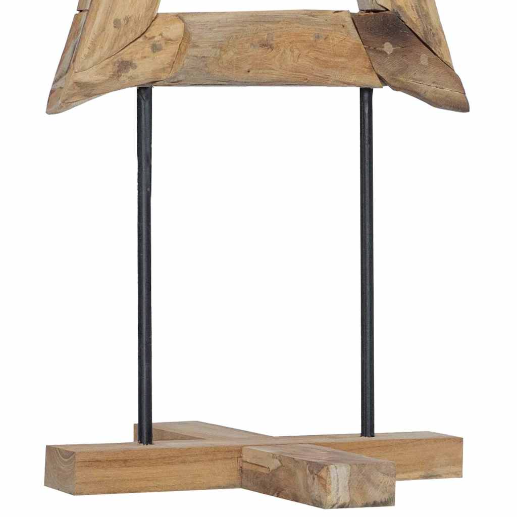 Juletre med stativ Brun 120 cm Heltre teak