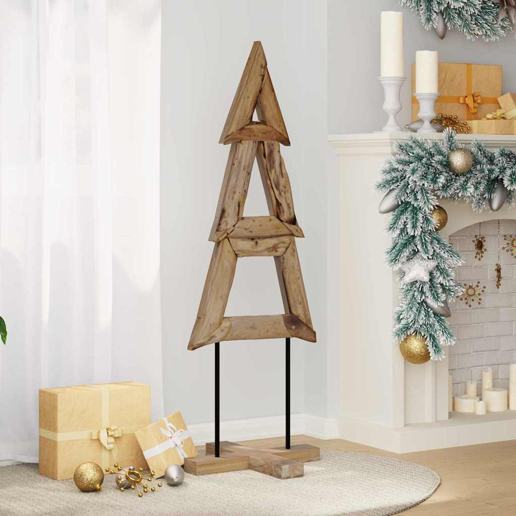 Juletre med stativ Brun 120 cm Heltre teak