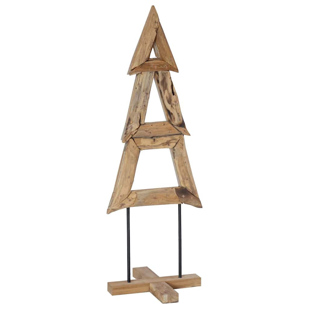 Juletre med stativ Brun 120 cm Heltre teak