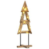 Juletre med stativ Brun 120 cm Heltre teak