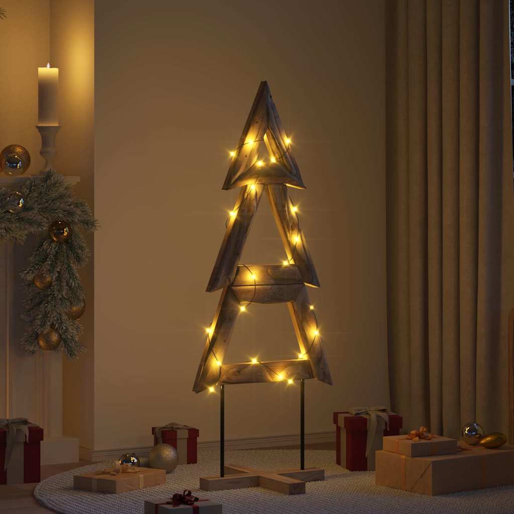 Juletre med stativ Brun 149,5 cm Heltre teak