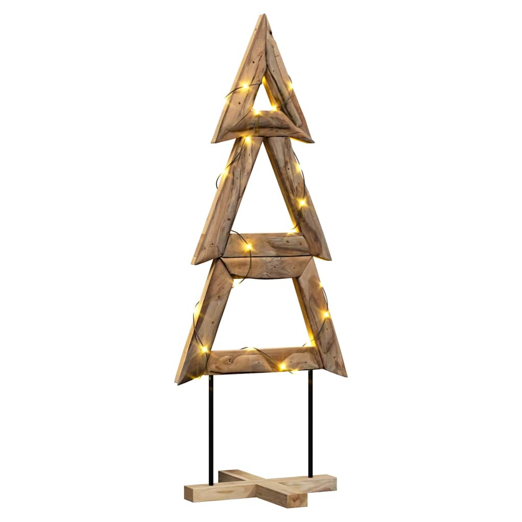 Juletre med stativ Brun 150 cm Heltre teak