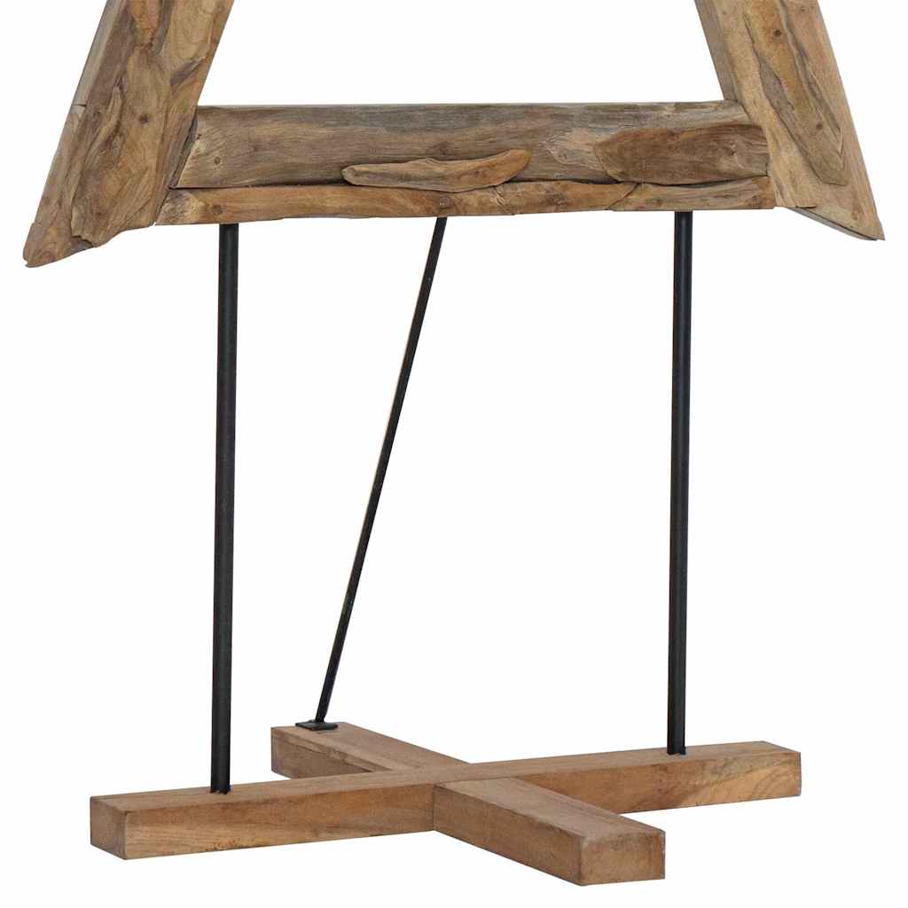 Juletre med stativ Brun 180 cm Heltre teak