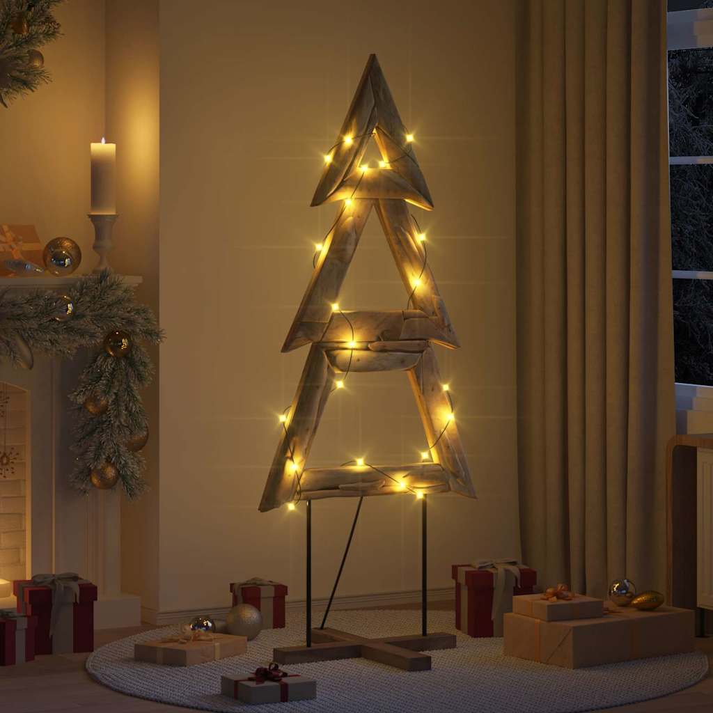 Juletre med stativ Brun 181 cm Heltre teak