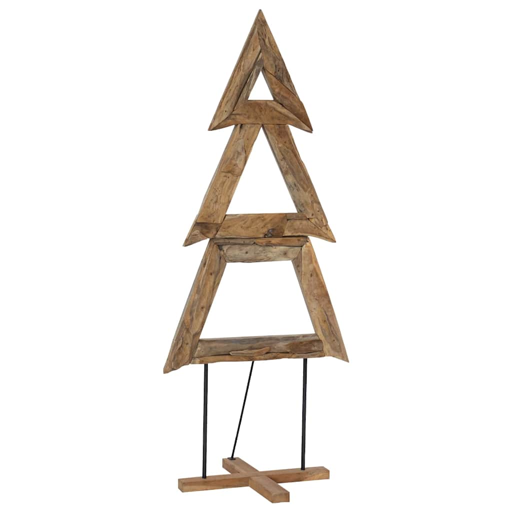 Juletre med stativ Brun 180 cm Heltre teak