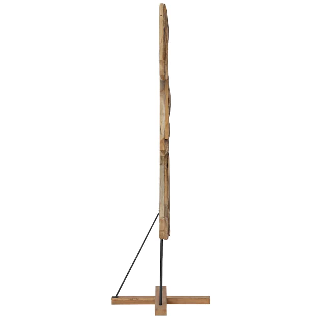 Juletre med stativ Brun 180 cm Heltre teak