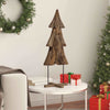 Juletre med stativ Brun 90 cm Heltre teak