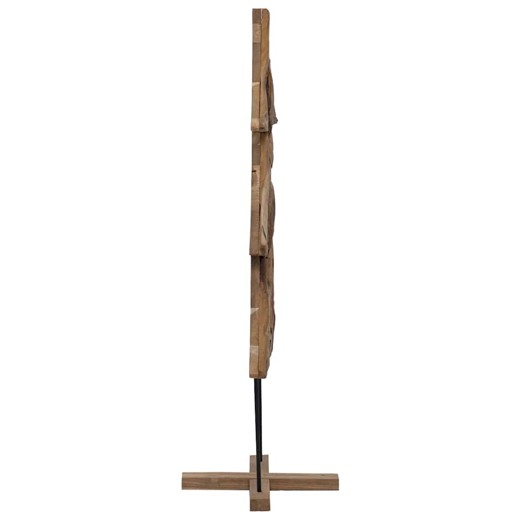 Juletre med stativ Brun 90 cm Heltre teak