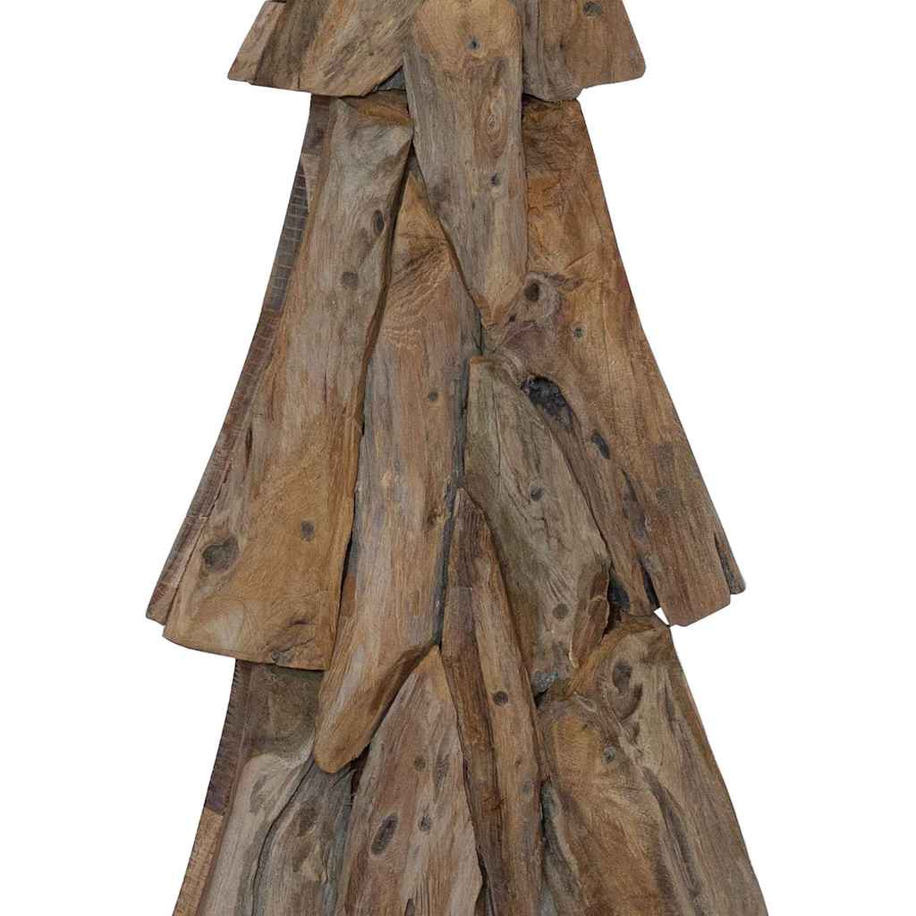 Juletre med stativ Brun 120 cm Heltre teak