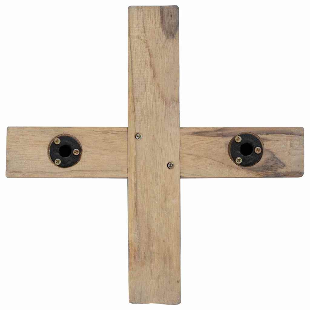 Juletre med stativ Brun 121 cm Heltre teak