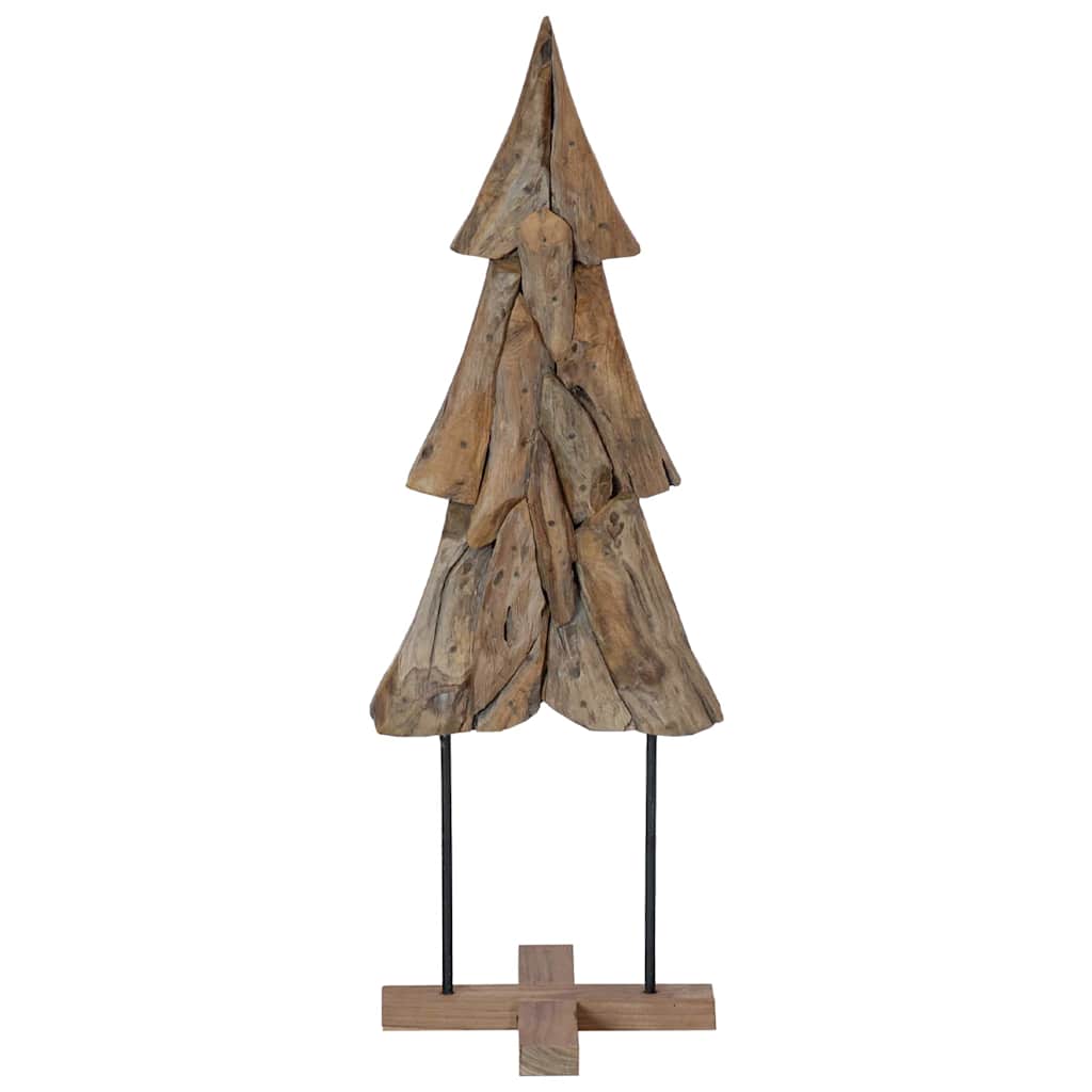 Juletre med stativ Brun 120 cm Heltre teak