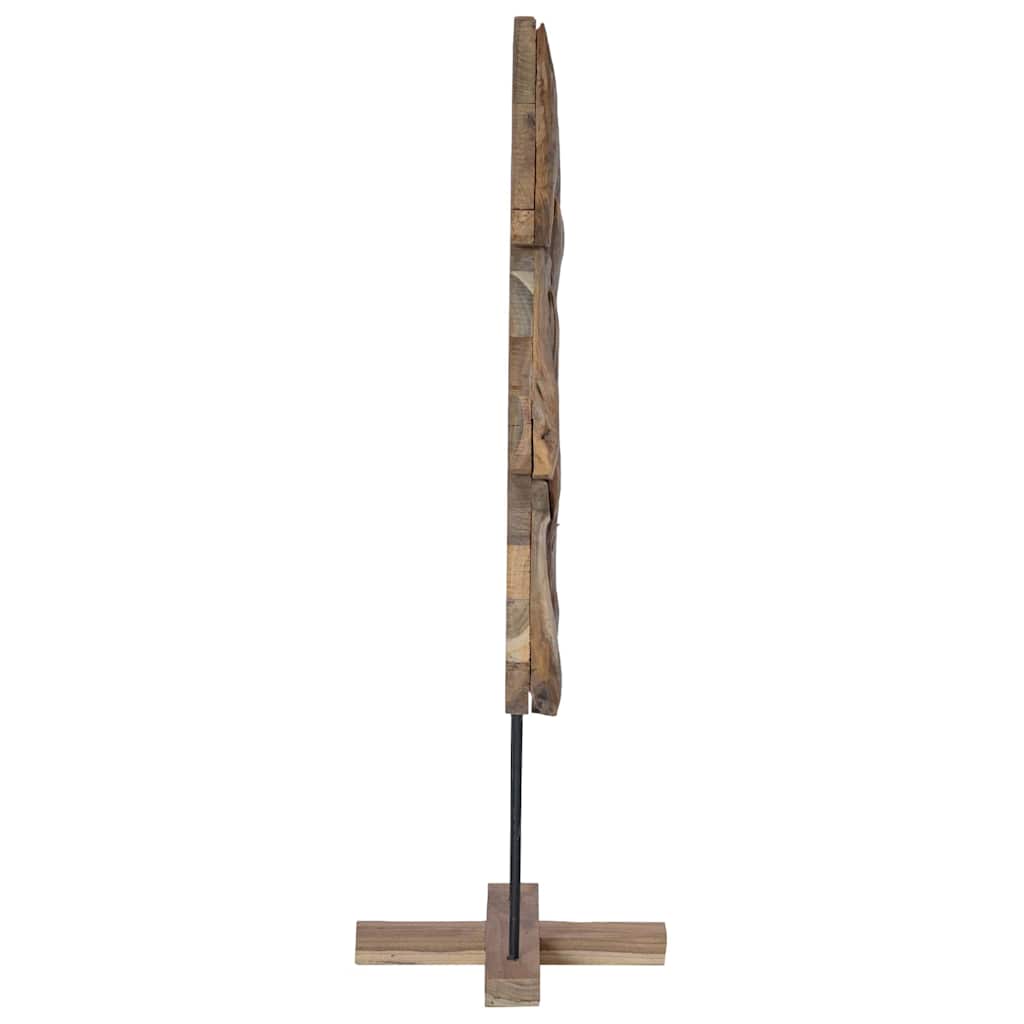 Juletre med stativ Brun 120 cm Heltre teak