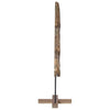 Juletre med stativ Brun 120 cm Heltre teak