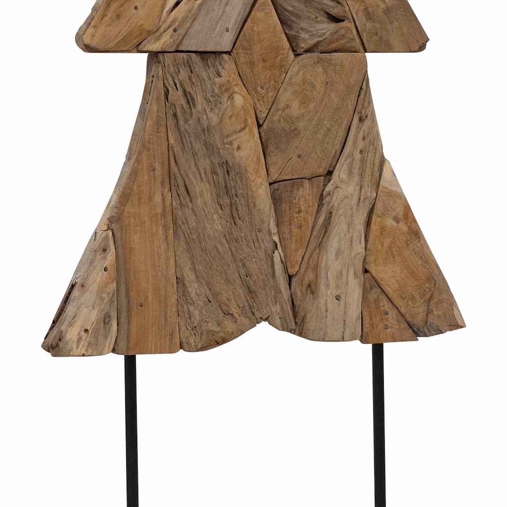 Juletre med stativ Brun 150 cm Heltre teak