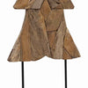 Juletre med stativ Brun 150 cm Heltre teak