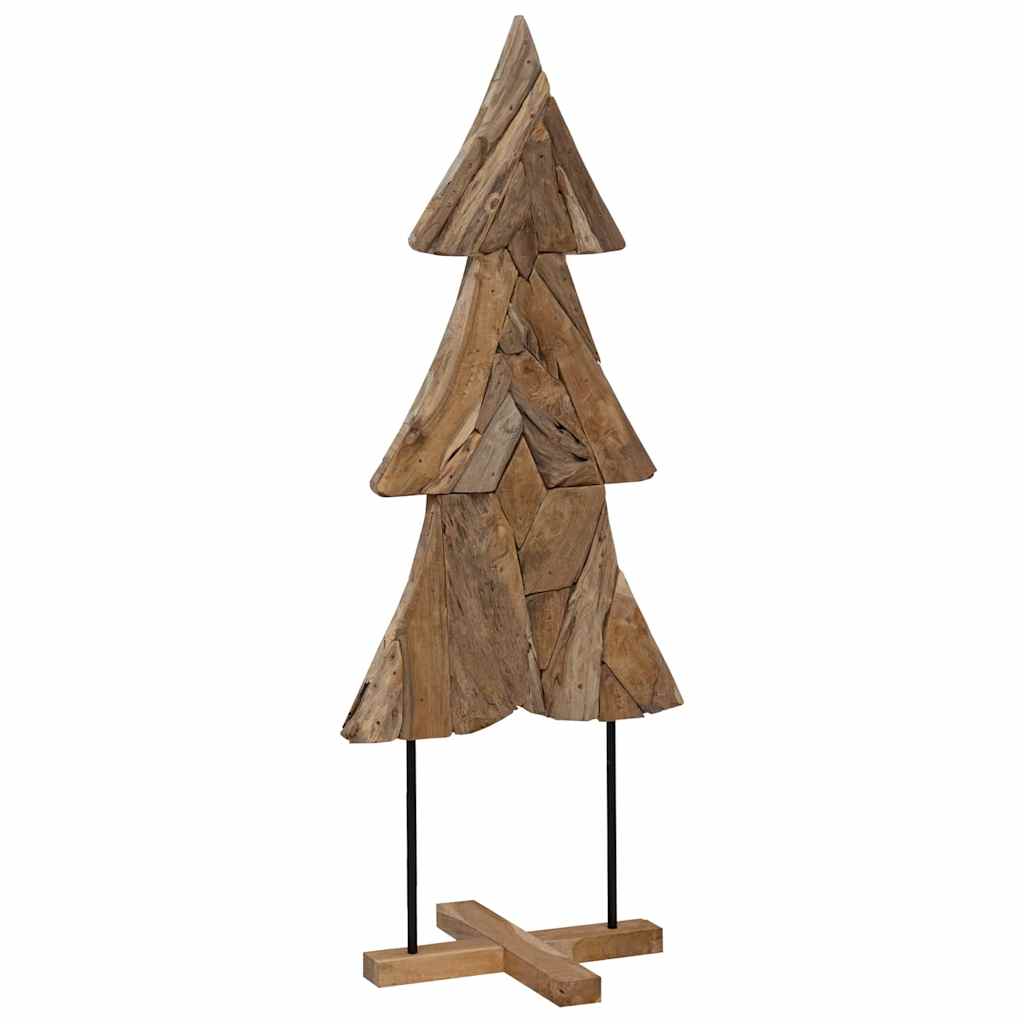 Juletre med stativ Brun 150 cm Heltre teak