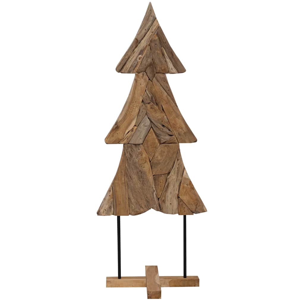 Juletre med stativ Brun 150 cm Heltre teak
