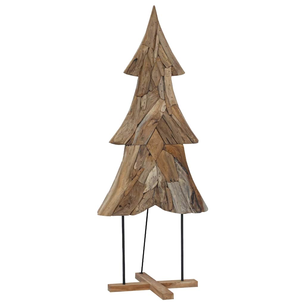 Juletre med stativ Brun 180 cm Heltre teak
