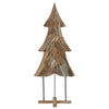 Juletre med stativ Brun 180 cm Heltre teak