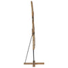 Juletre med stativ Brun 180 cm Heltre teak