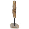 Juletre Stjerne Brun 30 x 5 x 45 cm Massivt Teaktre