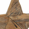 Juletre Stjerne Brun 45 x 5 x 60 cm Massivt Teaktre