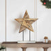 Juletre Stjerne Brun 43,5 x 13,5 x 59 cm Massivt Teaktre