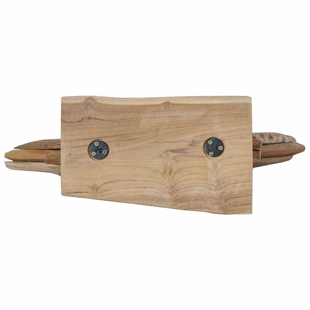 Juletre Stjerne Brun 59,5 x 18 x 74 cm Massivt Teaktre