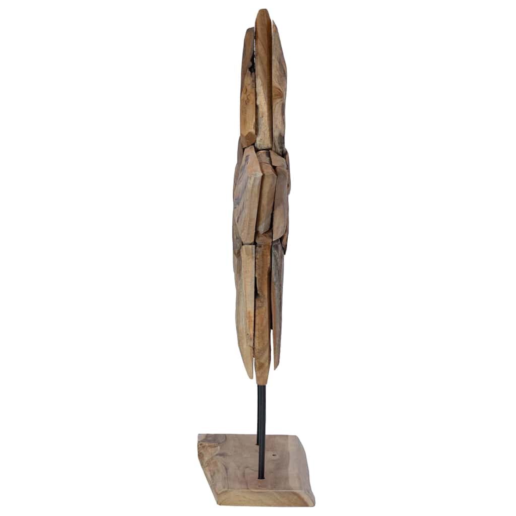 Juletre Stjerne Brun 60 x 5 x 75 cm Massivt Teaktre