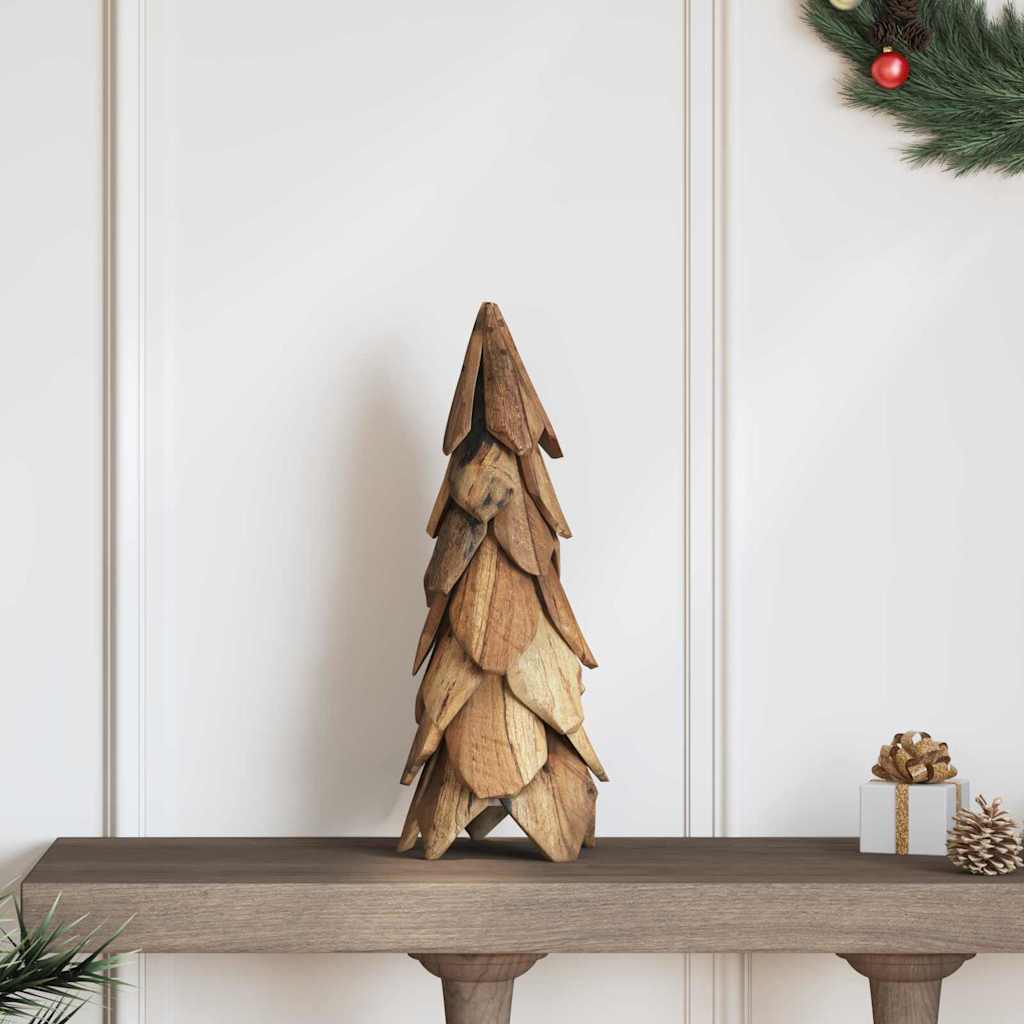Juletre med stativ Brun 50 cm Heltre teak