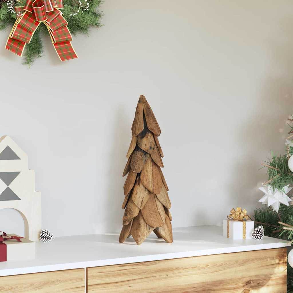 Juletre med stativ Brun 50 cm Heltre teak