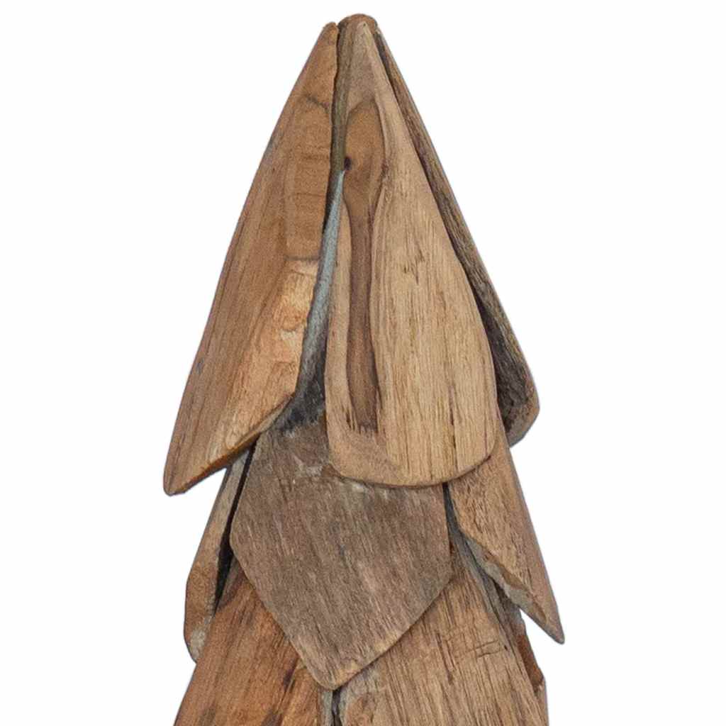 Juletre med stativ Brun 80 cm Heltre teak