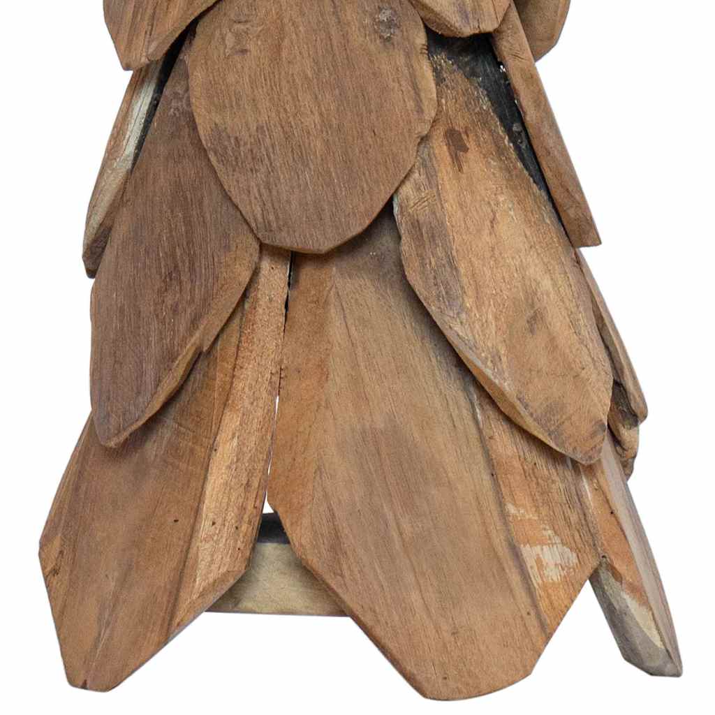 Juletre med stativ Brun 80 cm Heltre teak