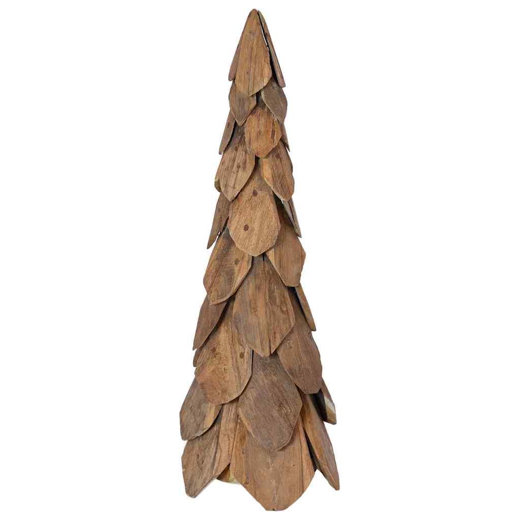 Juletre med stativ Brun 80 cm Heltre teak