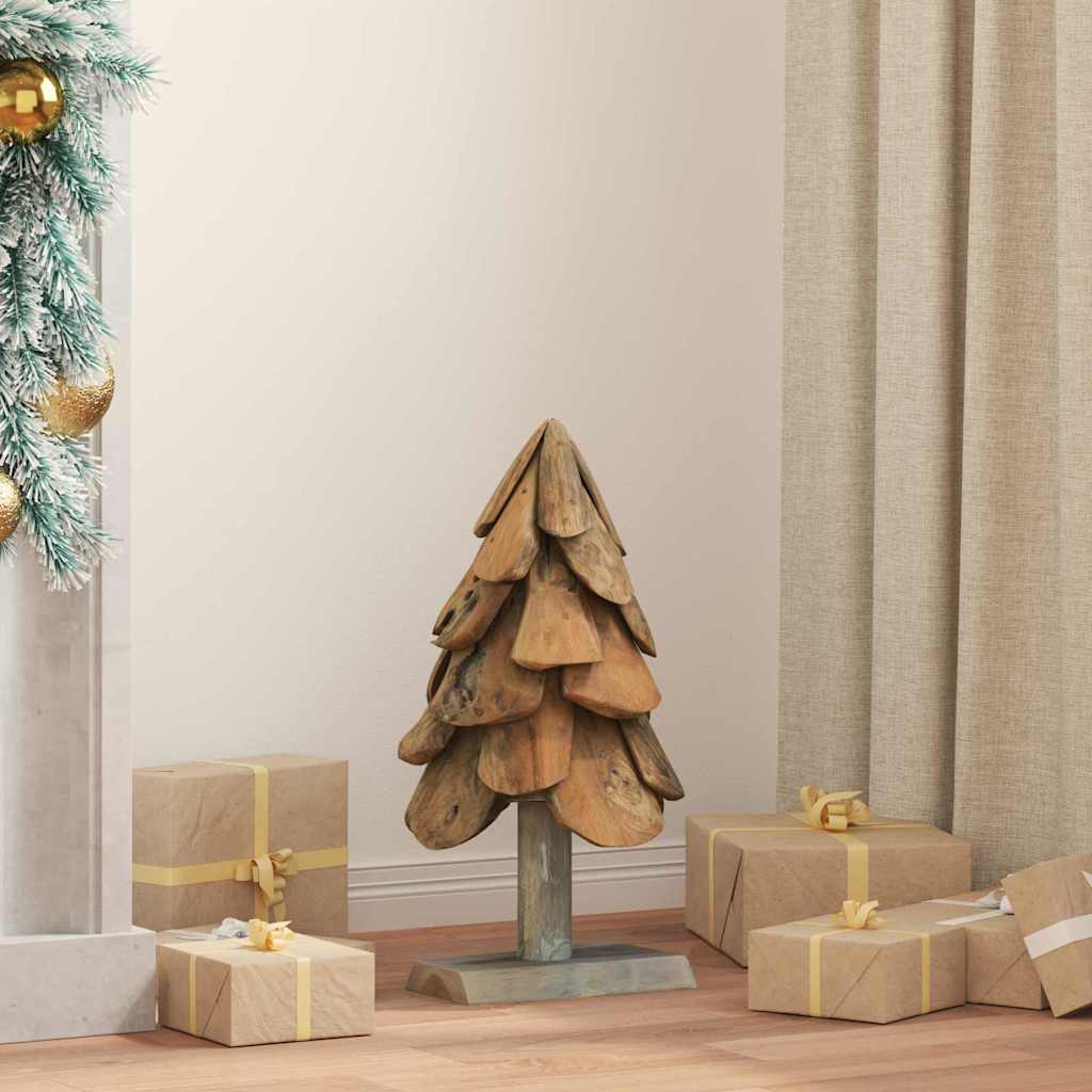 Juletre med stativ Brun 61 cm Heltre teak