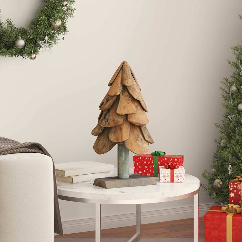 Juletre med stativ Brun 61 cm Heltre teak
