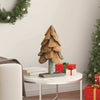 Juletre med stativ Brun 60 cm Heltre teak