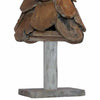 Juletre med stativ Brun 90 cm Heltre teak