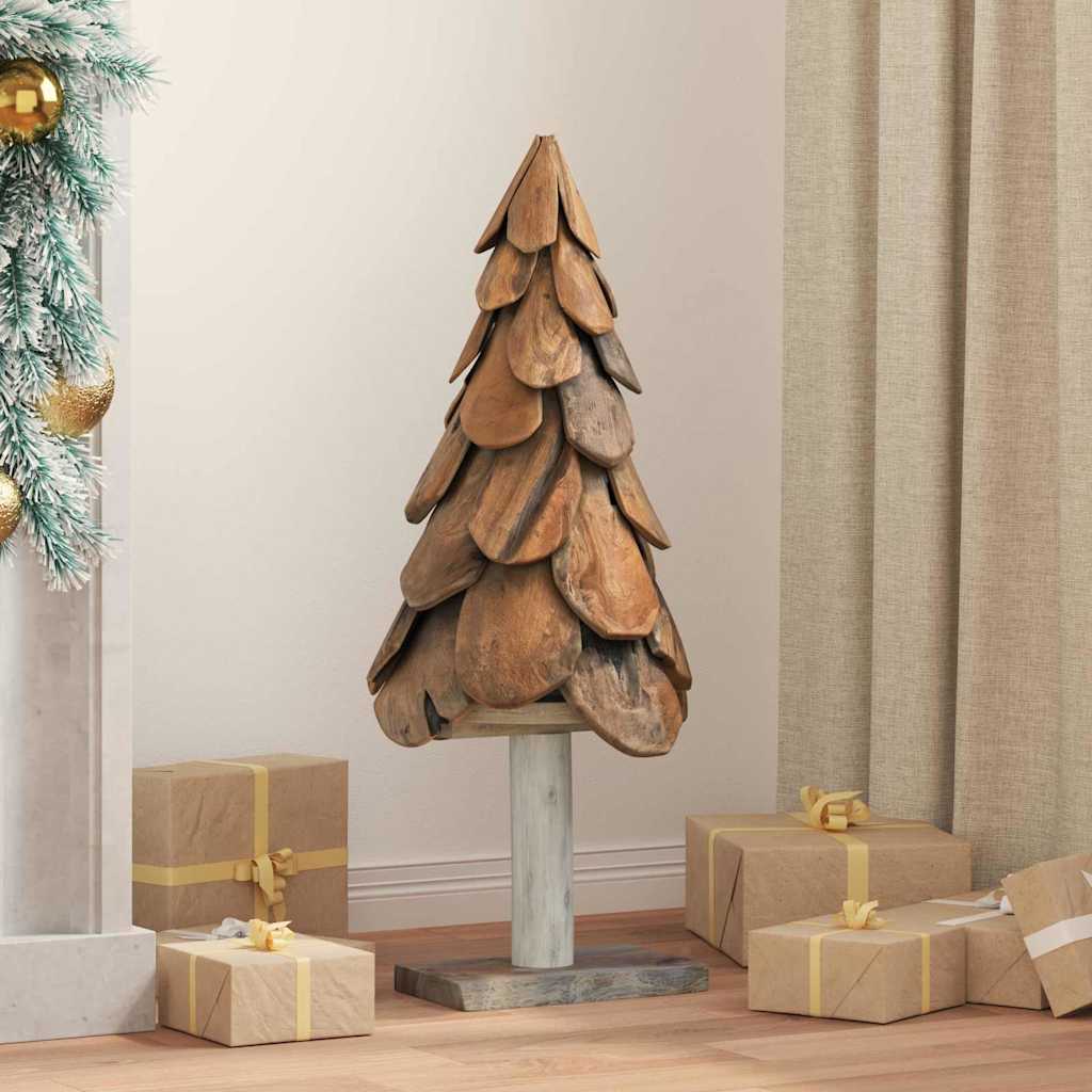 Juletre med stativ Brun 91 cm Heltre teak