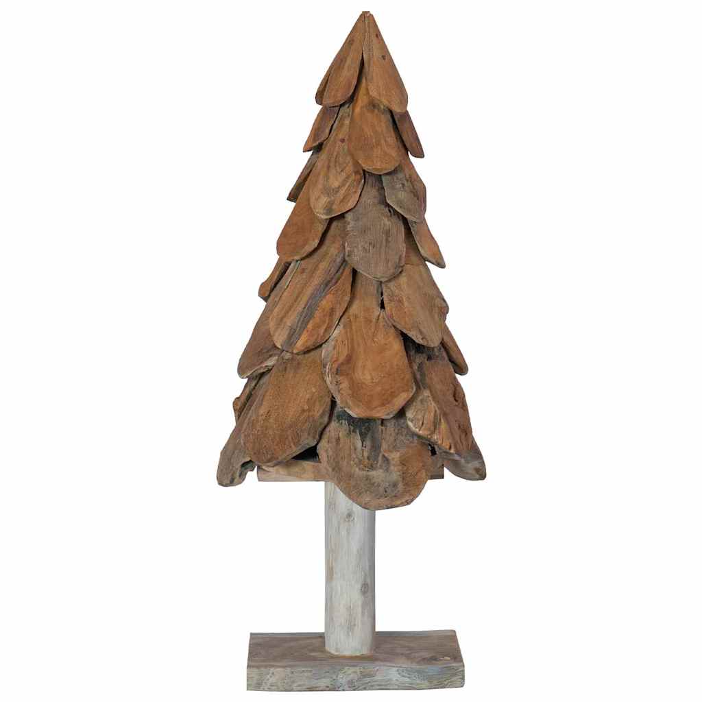 Juletre med stativ Brun 90 cm Heltre teak