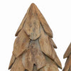 Juletre med stativ 3 pcs Brun Heltre teak