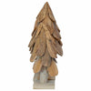 Juletre med stativ 3 pcs Brun Heltre teak