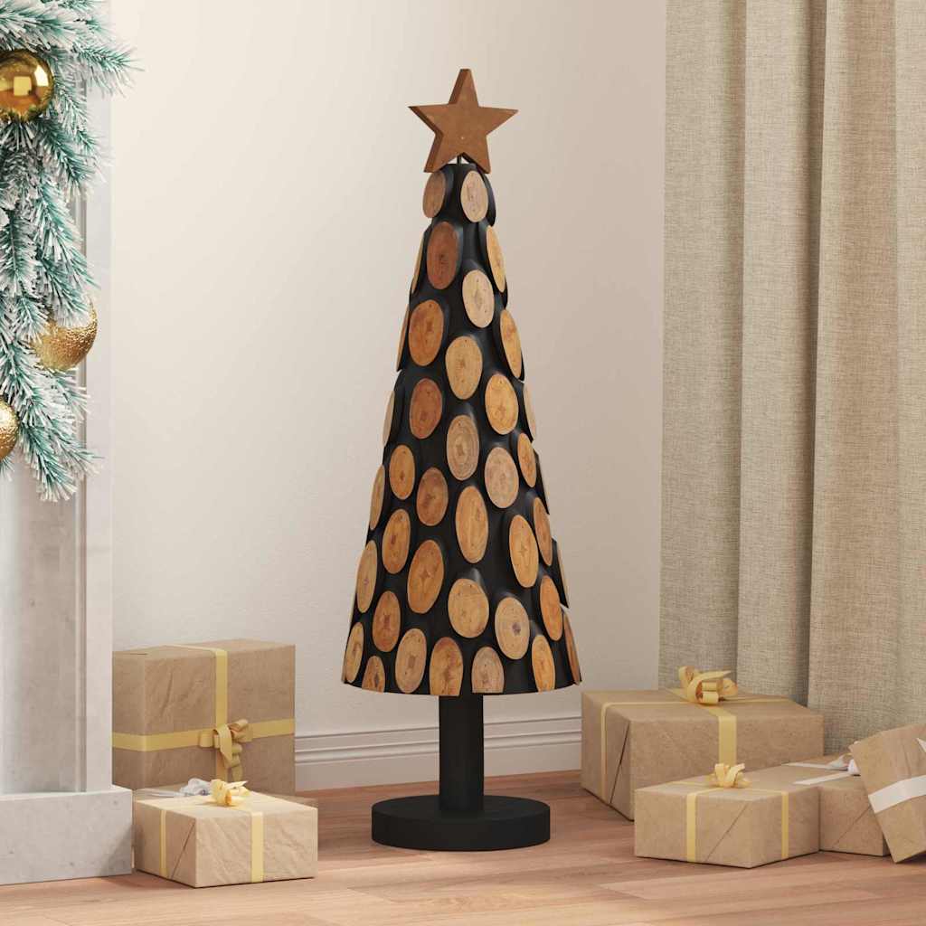 Juletre med stativ Brun 90 cm Heltre teak
