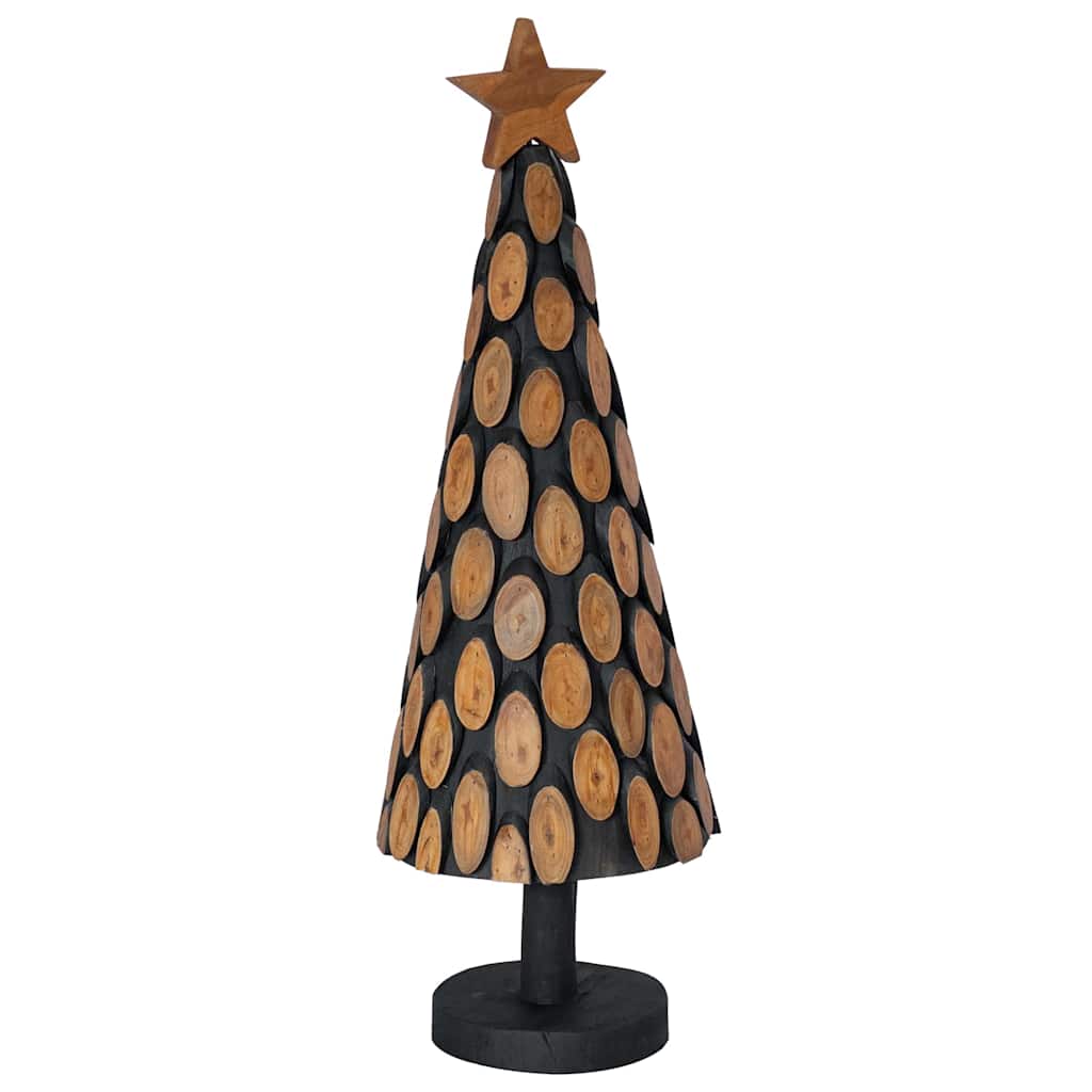 Juletre med stativ Brun 90 cm Heltre teak