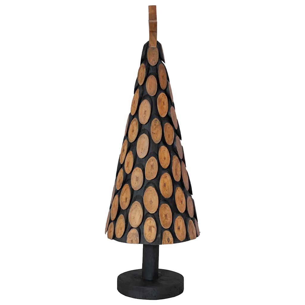 Juletre med stativ Brun 90 cm Heltre teak